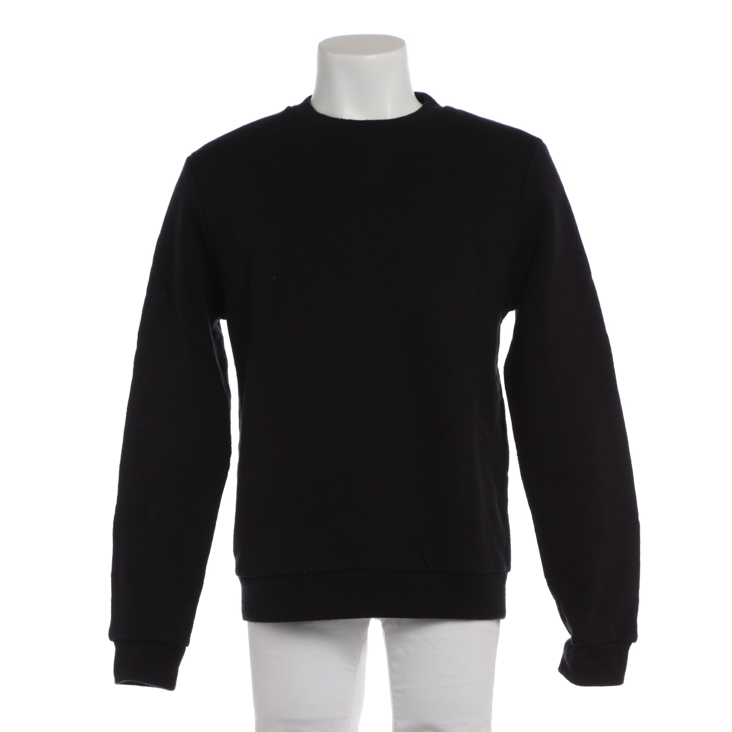 Sandro Pullover / Strickjacke L in Schwarz: Vorderseite