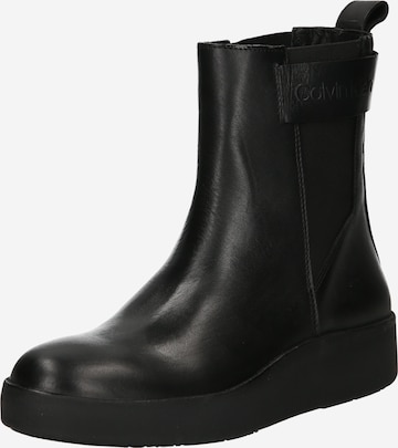 Calvin Klein Chelsea Boots in Black: front