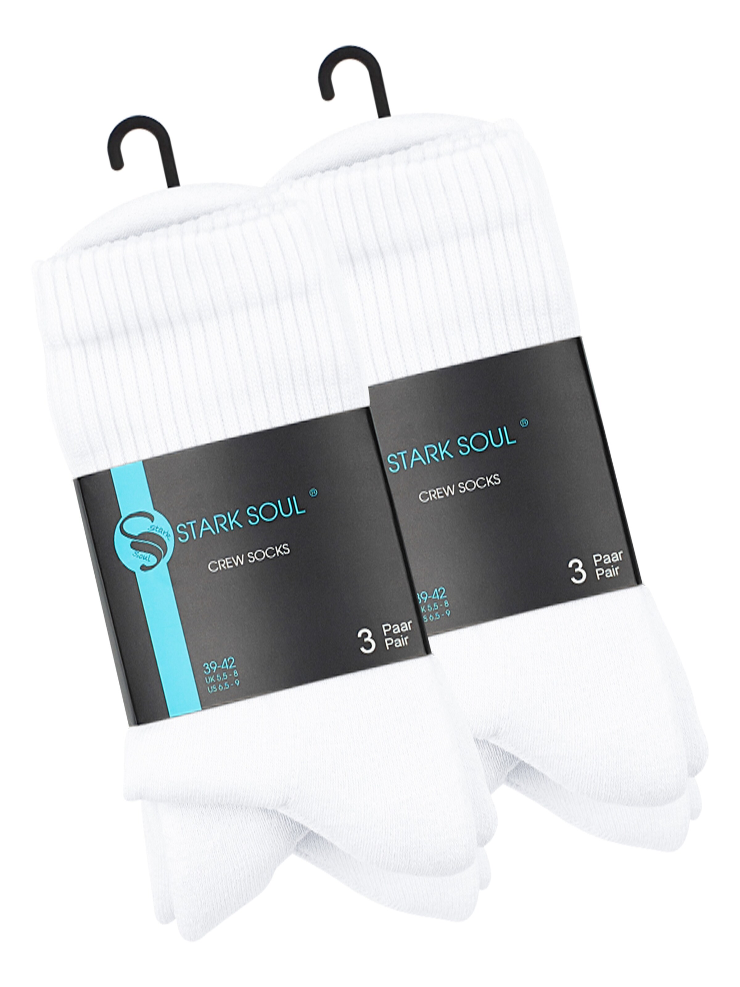Chaussettes de sport Stark Soul en blanc