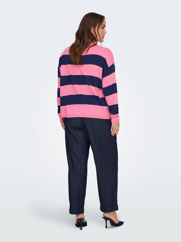 ONLY Carmakoma Pullover 'CARDERRY' in Pink