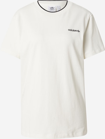 ADIDAS ORIGINALS Shirt in White: front