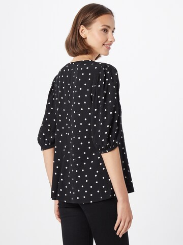 modström - Blusa 'Ridder' en negro