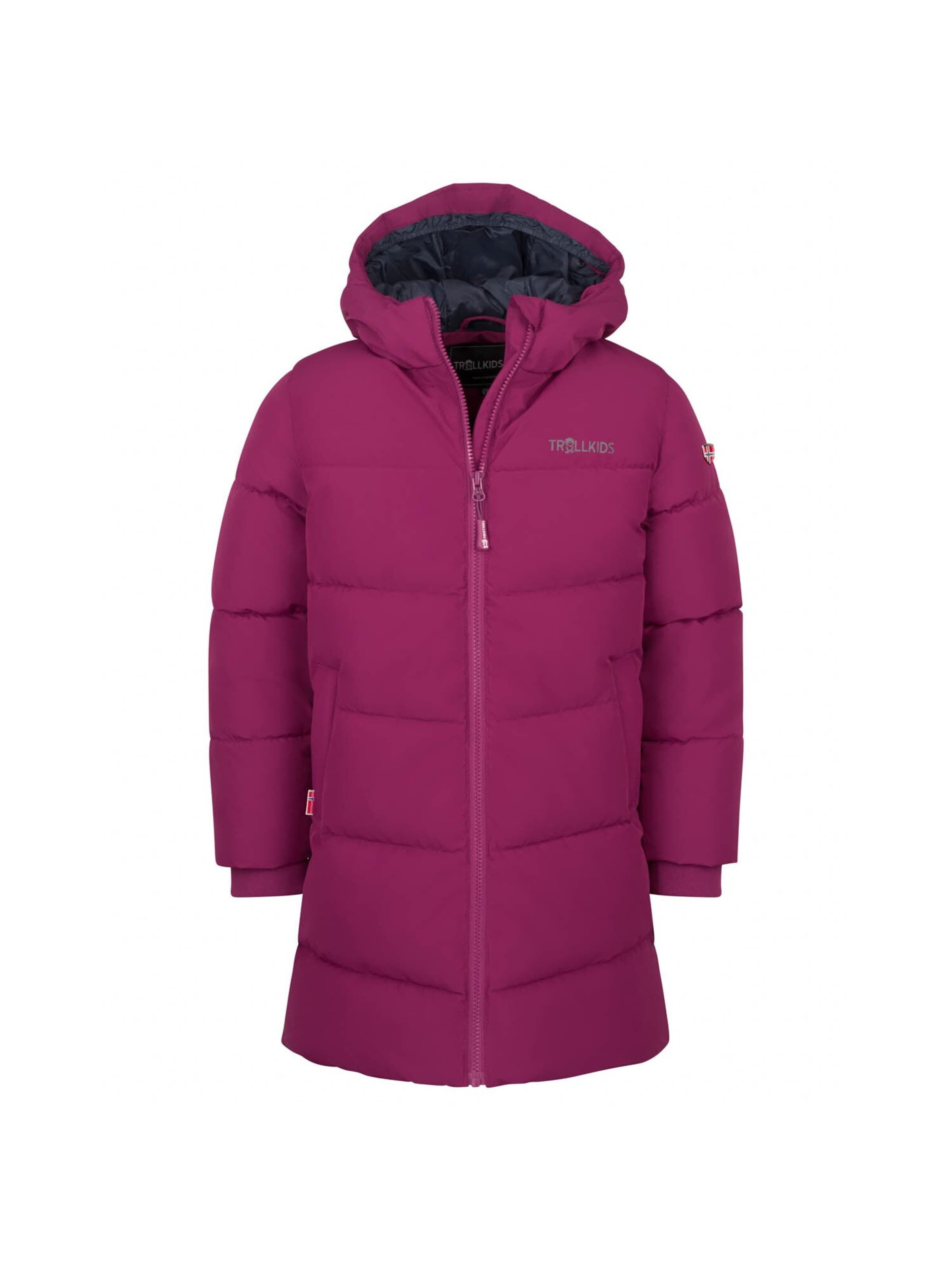 TROLLKIDS Winter Jacket in Purple: front