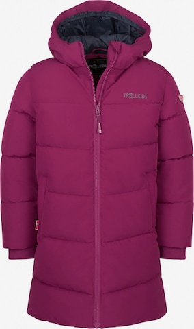 TROLLKIDS Winter Jacket in Purple: front