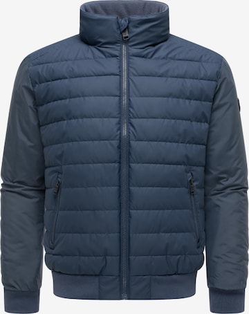 STONE HARBOUR Weatherproof jacket ' Eliaam XX ' in Blue: front