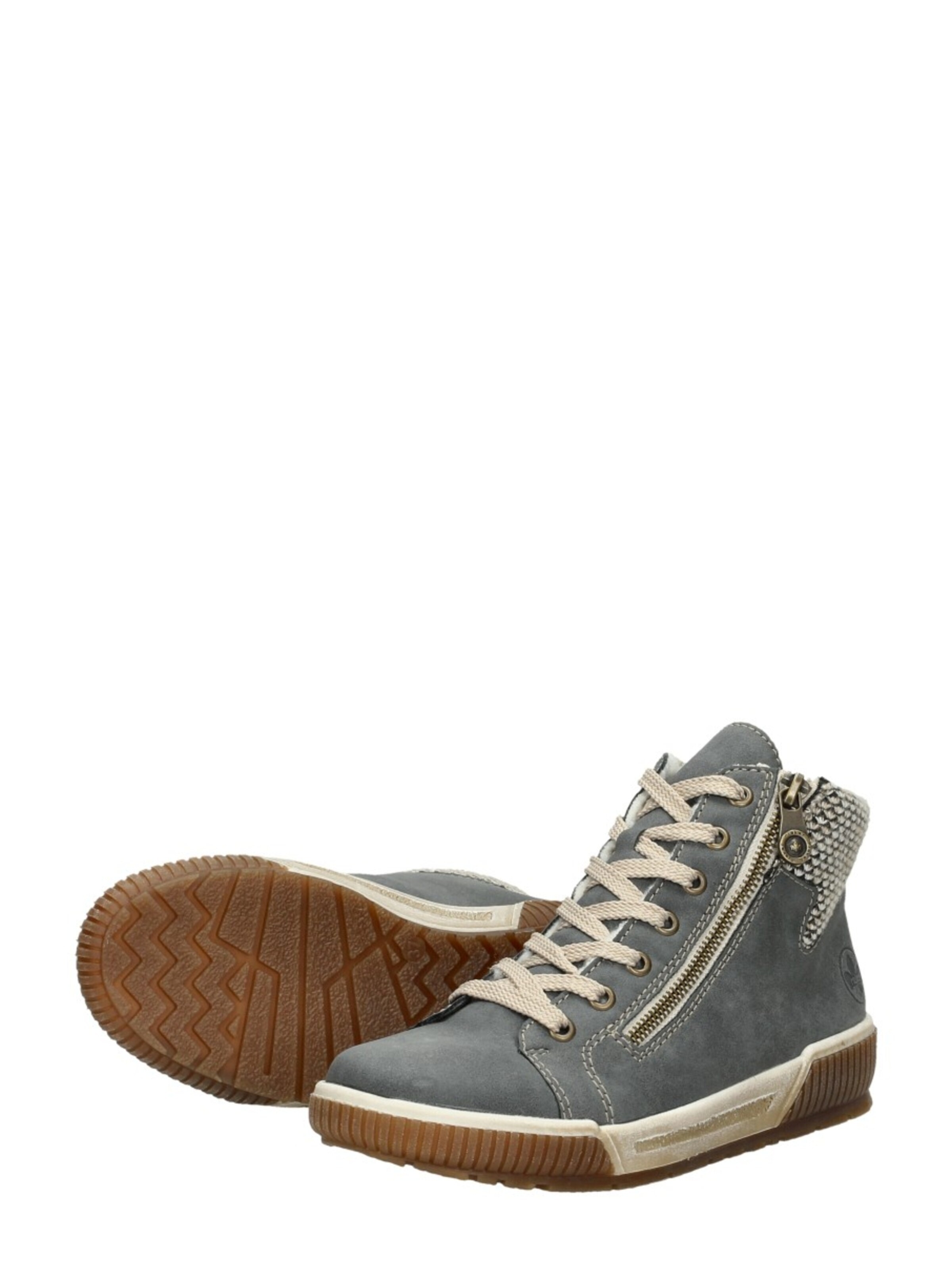 Chaussure à lacets 'Veterschoenen Hoog' Rieker en bleu