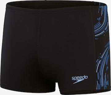 SPEEDO Athletic Swim Trunks in Blue: front