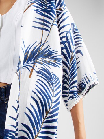 Bianco Lucci Kimono in Blau