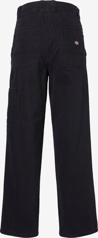 DICKIES - Loosefit Calças em preto