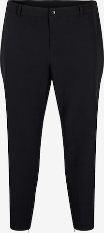 Zizzi Regular Pants 'VRAVA' in Black: front