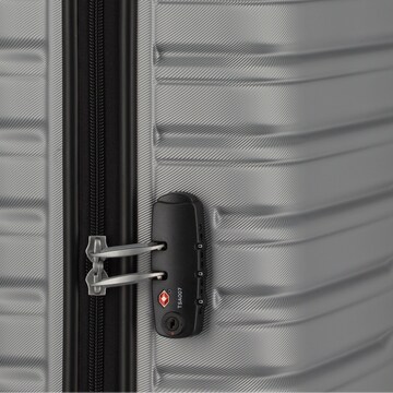American Tourister Trolley 'Flashline' in Silber