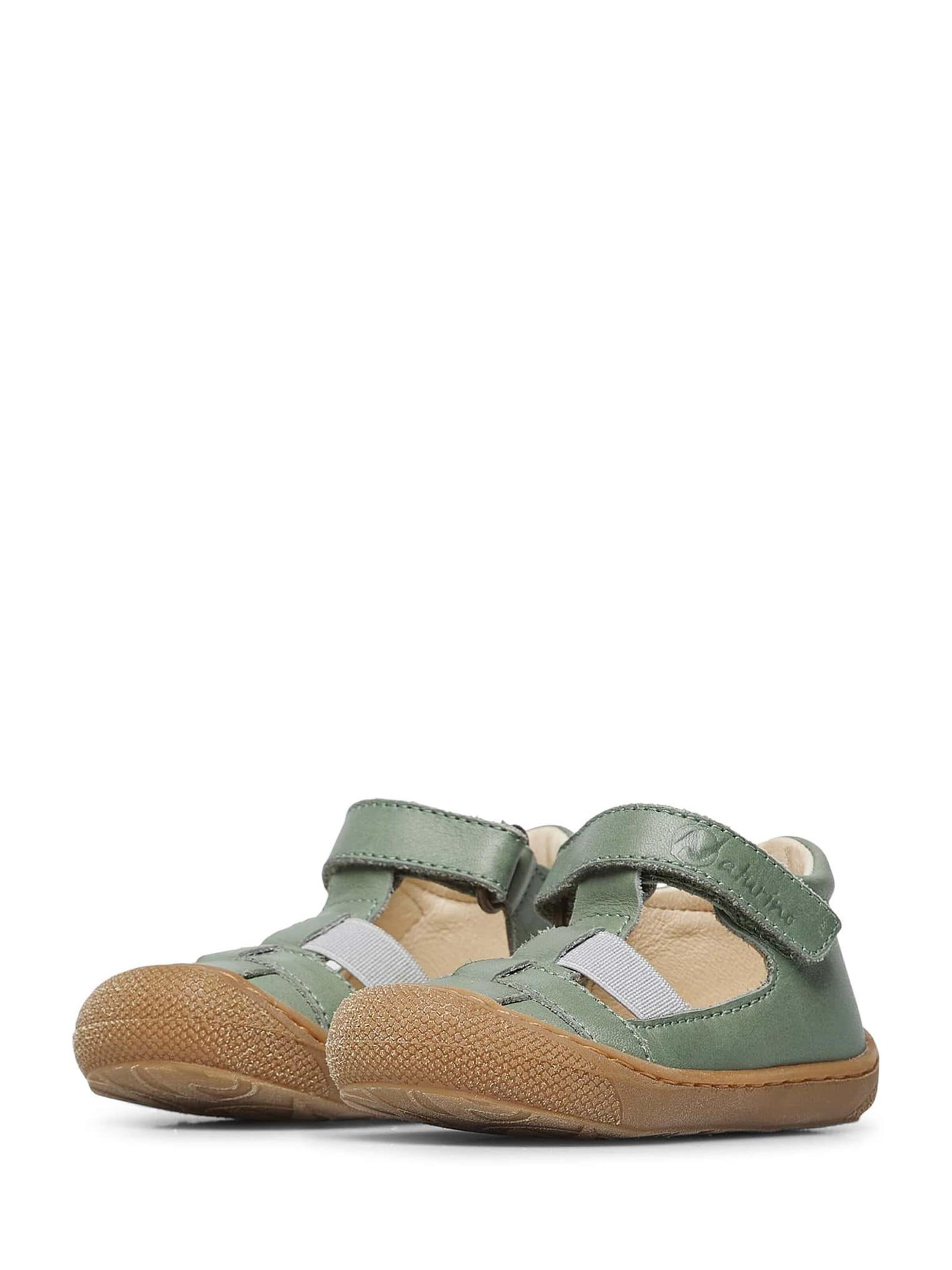 NATURINO Open shoes 'LANGEN' in Green