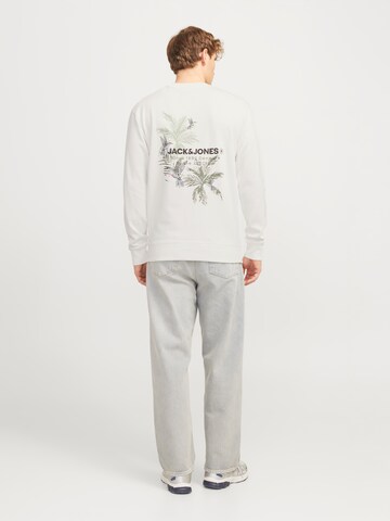 JACK & JONES Sweatshirt 'JJHAWAII' in Wit