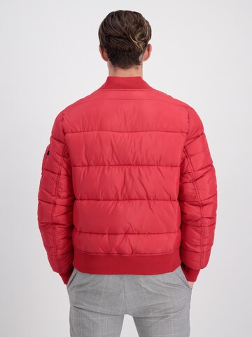 Veste mi-saison 'MA-1' ALPHA INDUSTRIES en rouge