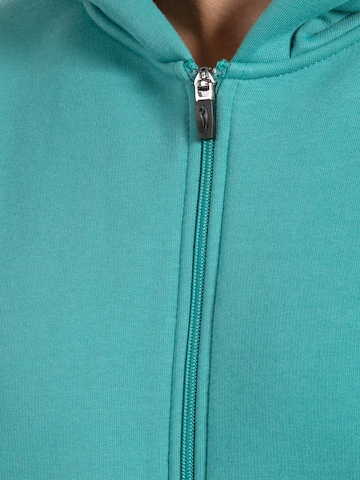 Smilodox Cedrik Basic Zipper Hoodie in Blau
