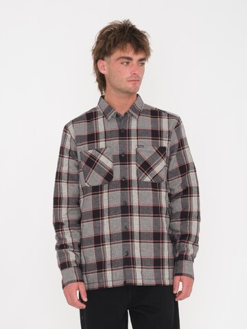 Volcom Regular fit Overhemd 'BRICKSTONE' in Grijs: voorkant