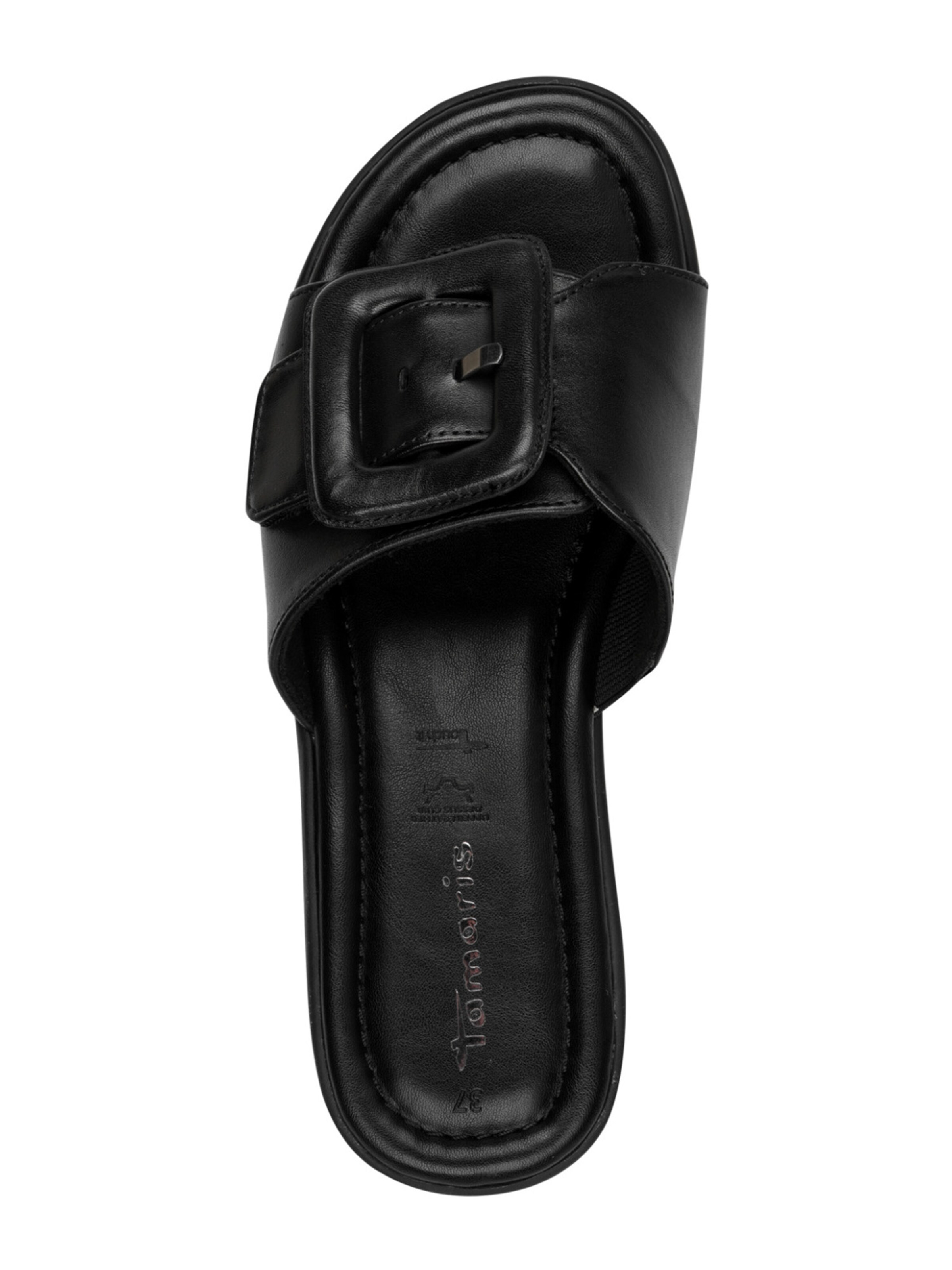 Tamaris Papucs - fekete