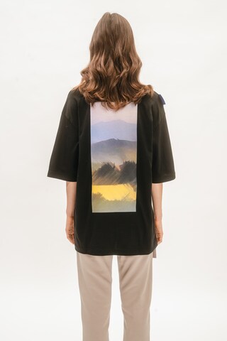 Casa Mara Shirt 'BORROSSO' in Black: back