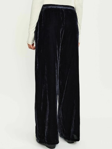 Soft Rebels Wide leg Broek 'SRSolana' in Blauw