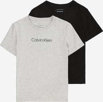 Calvin Klein Jeans - Camisola 'INSTITUTIONAL' em cinzento: frente