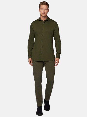 Boggi Milano Regular fit Button Up Shirt in Green