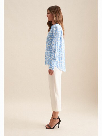 SEIDENSTICKER Bluse 'Rose' in Blau