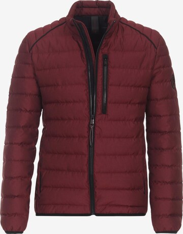 CASAMODA Between-Season Jacket in Red: front