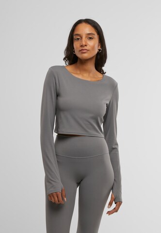 Urban Classics Shirt ' ' in Grijs: voorkant