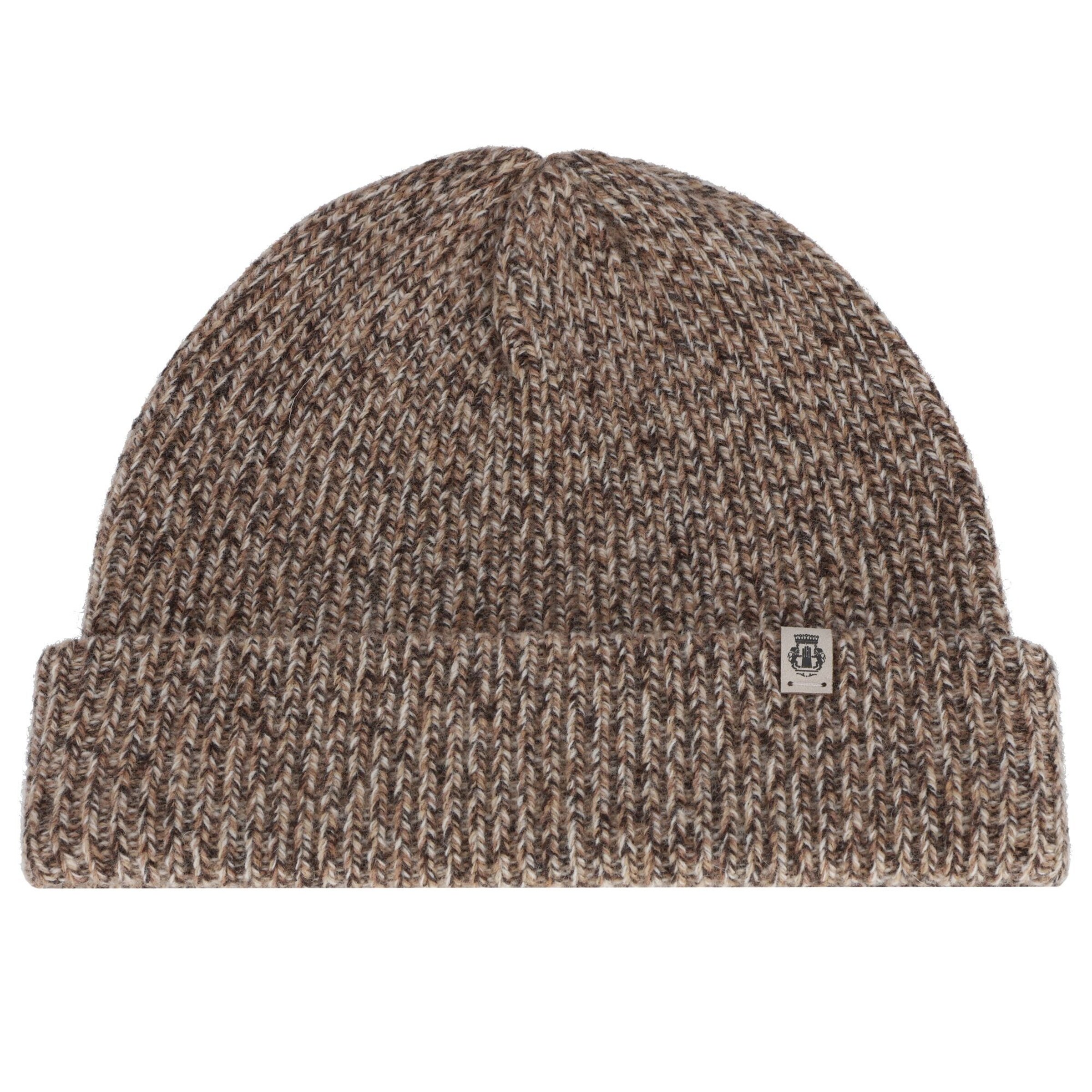 Roeckl Beanie 'MOULINÉ RIB' in Beige: front