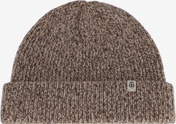 Berretto 'MOULINÉ RIB' di Roeckl in beige: frontale