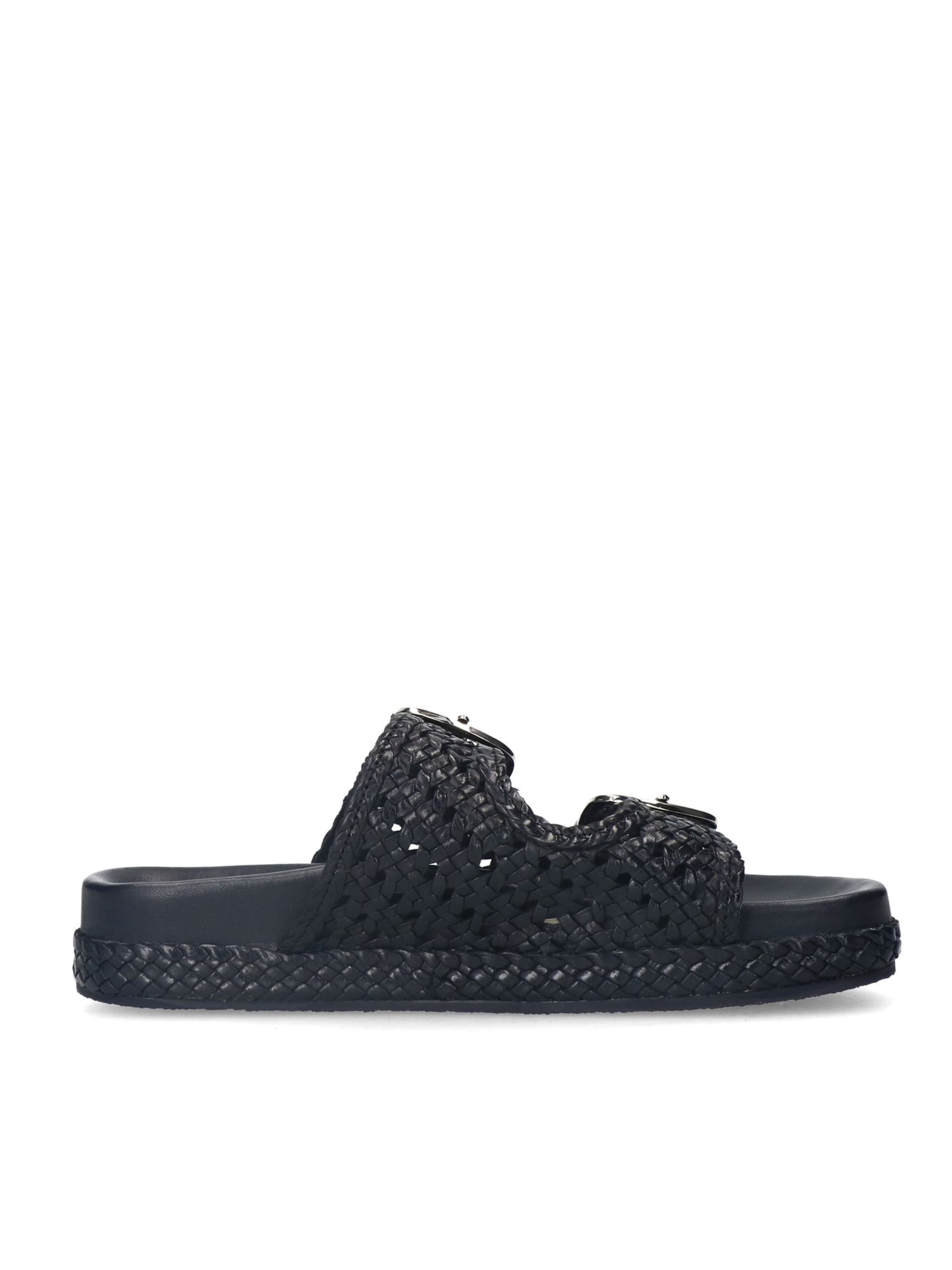 MANFIELD Mules in Black