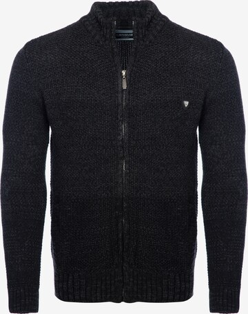 CARISMA Knit Cardigan in Black: front