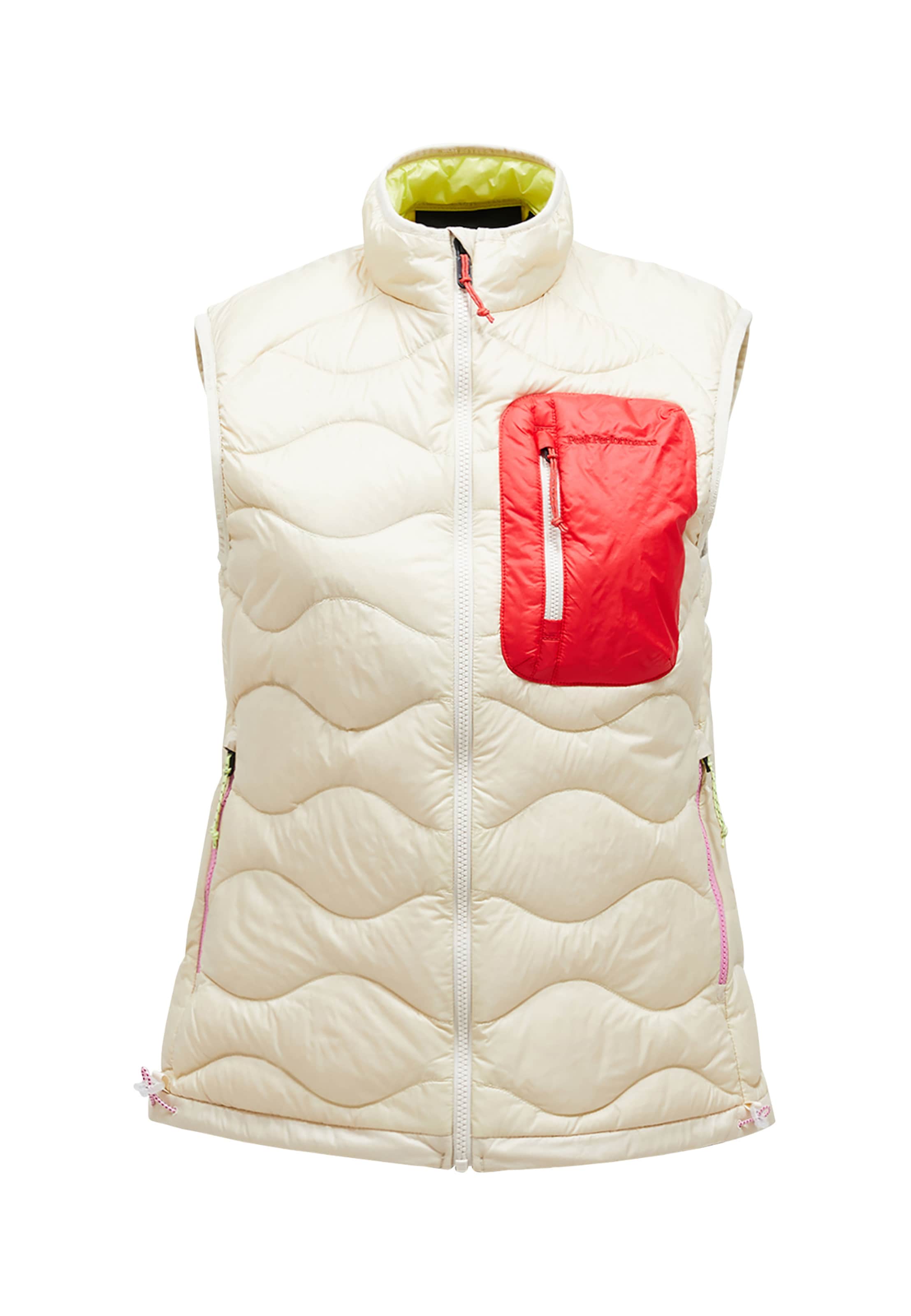 PEAK PERFORMANCE Bodywarmer in Beige: voorkant