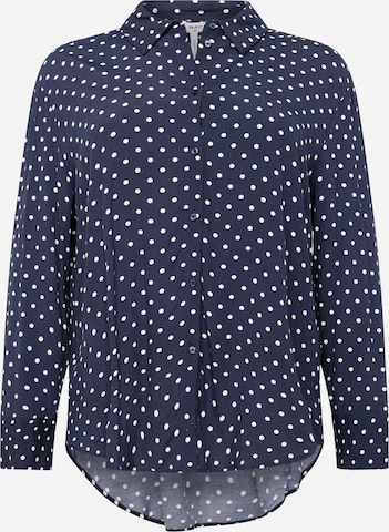 Object Curve Blouse 'OLLI' in Blue: front