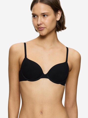TRIUMPH T-shirt BH ' Body Make-Up ' in Zwart