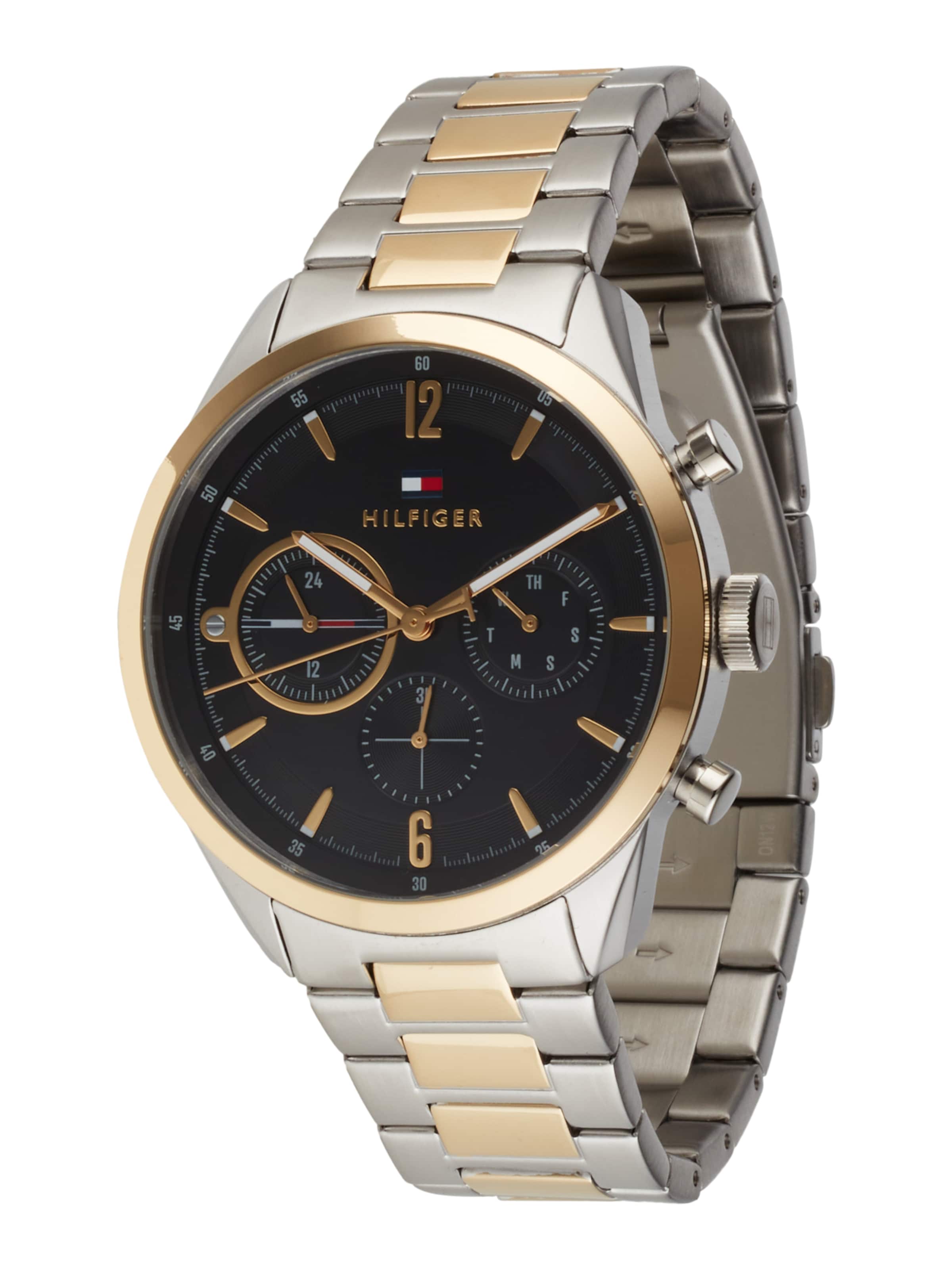 Montre à affichage analogique TOMMY HILFIGER en or : devant