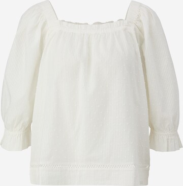 QS Blouse in White: front