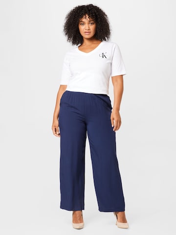 Wide Leg Pantalon 'MARRAKESH' ONLY Carmakoma en bleu