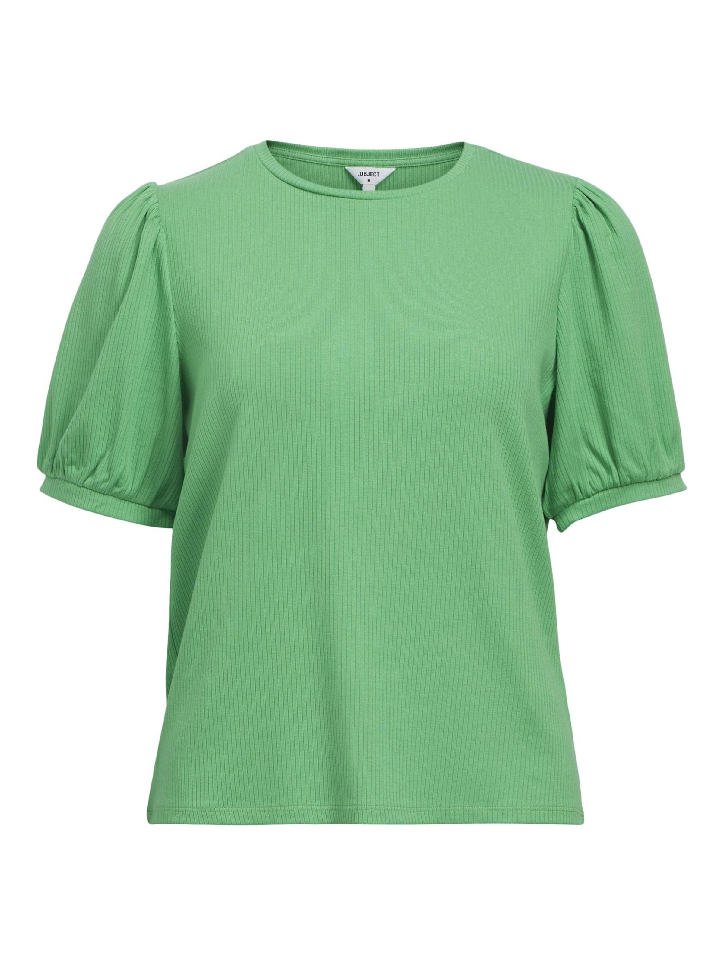 OBJECT Shirt 'Jamie' in Groen: voorkant