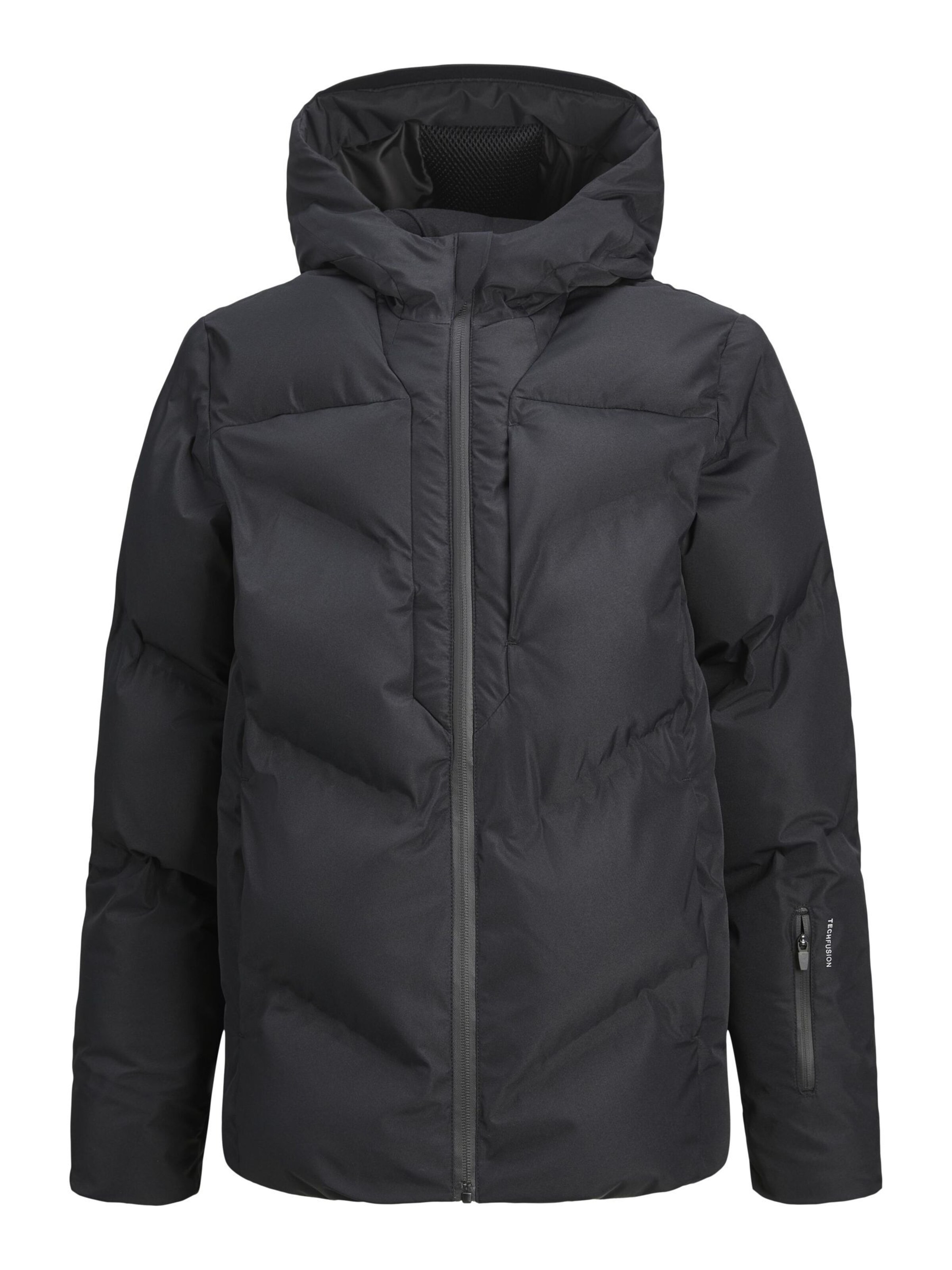 Jack & Jones Junior - Chaqueta de invierno en negro: frente