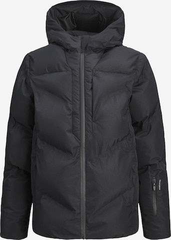 Jack & Jones Junior - Chaqueta de invierno en negro: frente