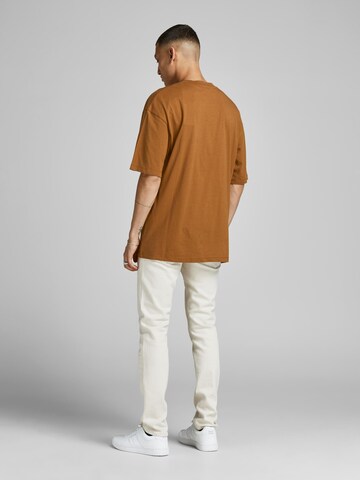 T-Shirt 'Brink' JACK & JONES en marron