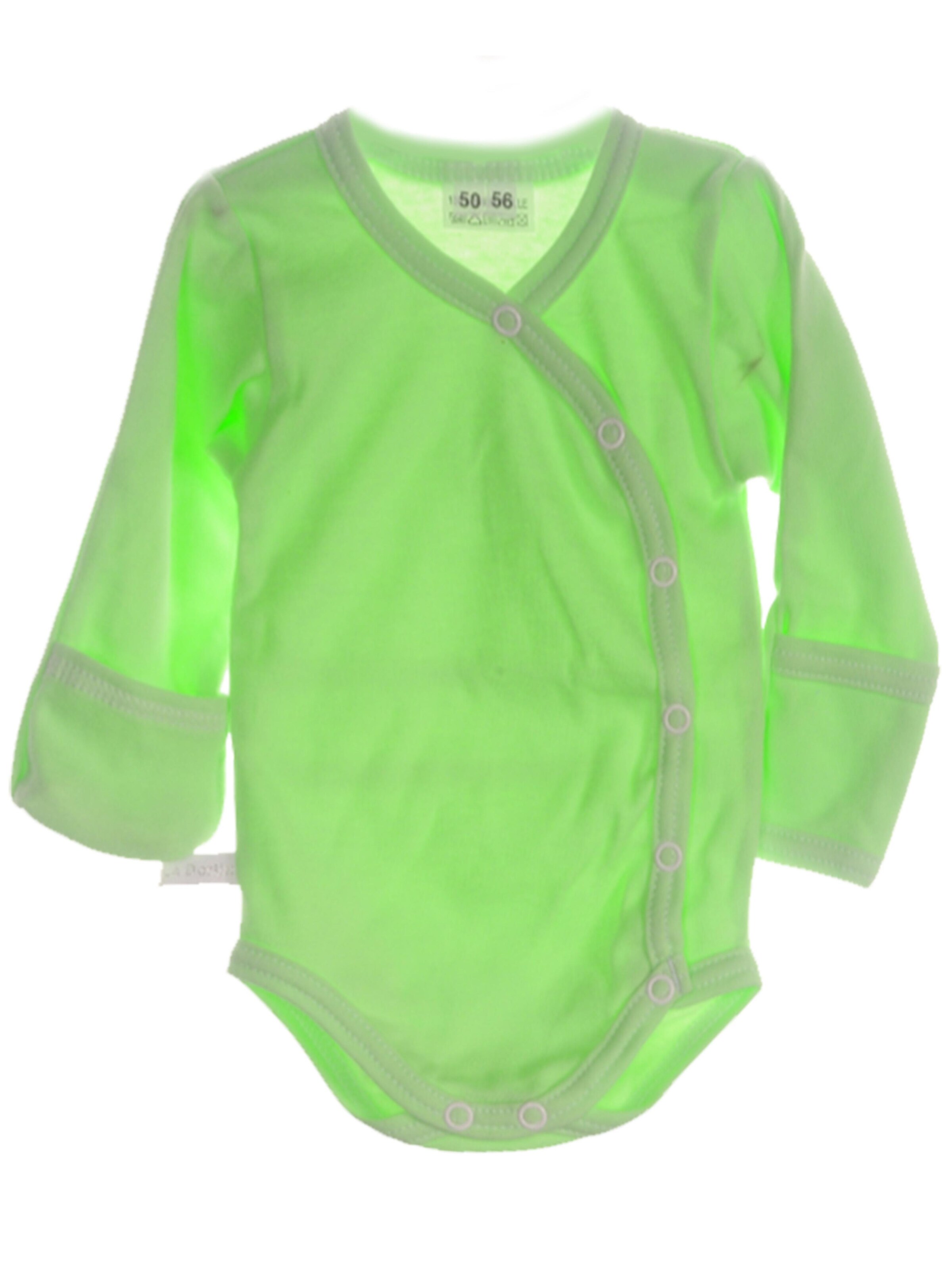 La Bortini Strampler/Body in Grün: Vorderseite