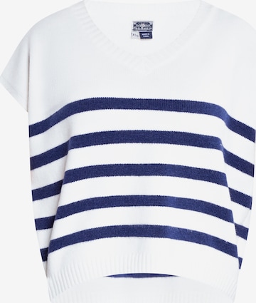 DreiMaster Maritim Sweater in White: front