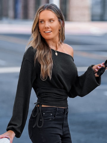 Cupshe Bluse 'CAA04C5J007AA'‌‌‌‌‌‌ in Schwarz