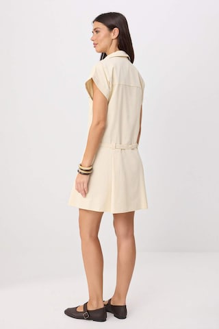 Trendyol - Vestido camisero en beige