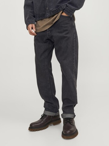 JACK & JONES - regular Vaquero 'CHRIS' en negro: frente