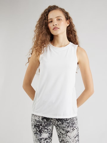 ONLY PLAY Sports top 'FIF ON' in White: front