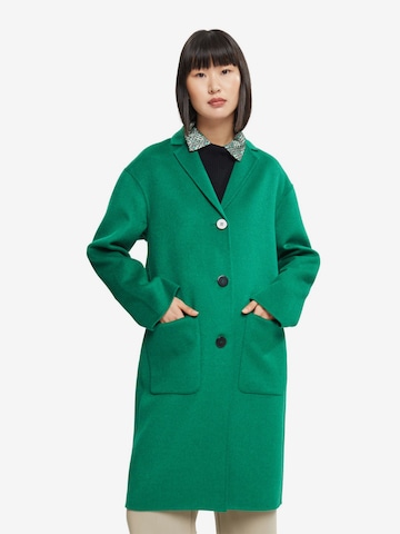 ESPRIT Between-Seasons Coat in Green: front