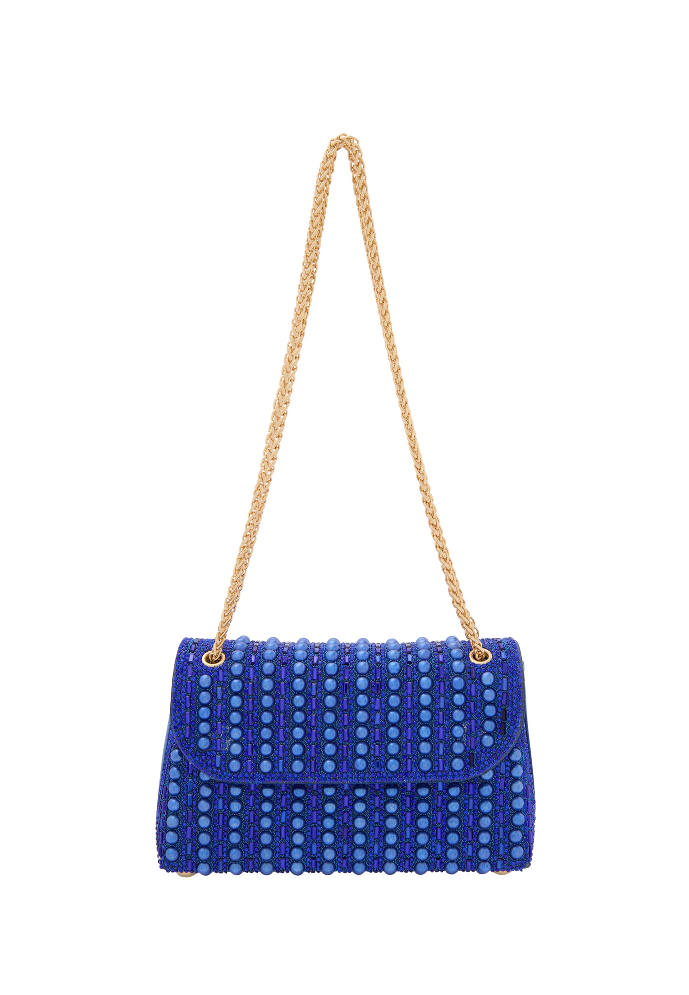 NAEMI Skuldertaske i blå, Produktvisning